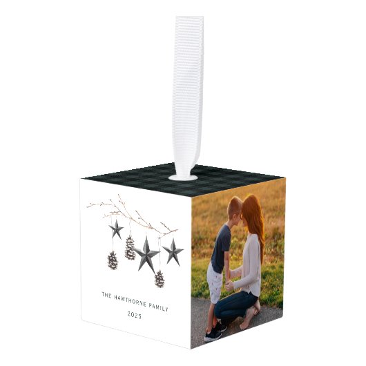 kerstfoto van Cozy Natuur Decoratie (Voorkant hoekig)