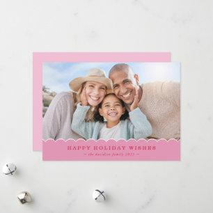 KERSTFOTO VAN DE FAMILIE leuk schattig sint-jacobs Feestdagenkaart