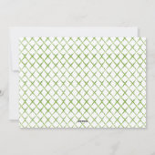 Kerstfoto van Elegant Blue Citrus Chinoiserie Feestdagenkaart (Achterkant)