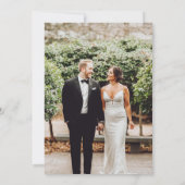 Kerstfoto van Forest Mountain Winter Merry Kaart (Achterkant)