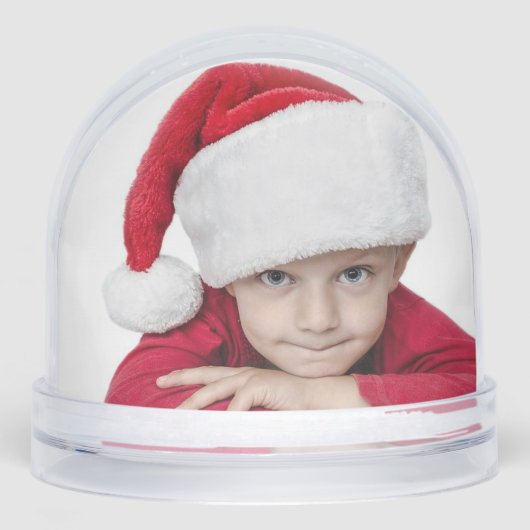  kerstfoto van het kind sneeuwbol (Voorkant)