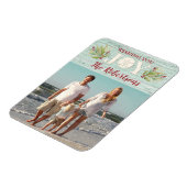 kerstfoto van Kasta Beach Magneet (Linkerzijde)