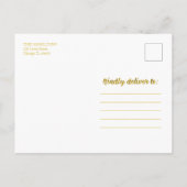 Kerstfoto van Merry en Bright Red Flowers Briefkaart (Achterkant)