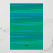 Kerstfoto verticaal - Script Gold JOY - Folie Feestdagenkaart (Achterkant)