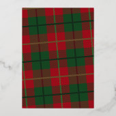 Kerstfoto verticaal - Script Gold JOY Pset Folie Feestdagenkaart (Achterkant)