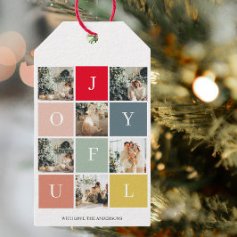 kerstfoto voor collage | Colorful Joyful Cadeaulabel