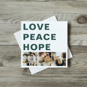 kerstfoto voor collage | Love Peace Hope