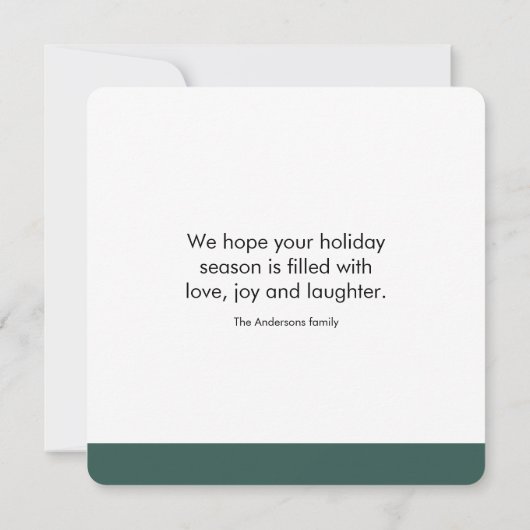 kerstfoto voor collage | Love Peace Hope (Achterkant)