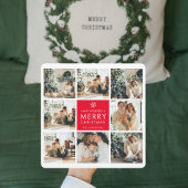 kerstfoto voor collage | Vrolijk kerstfeest | Rood