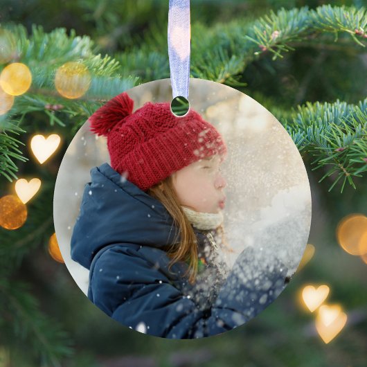 Kerstfoto Waterverf Holly Berries Groen Keramisch Ornament