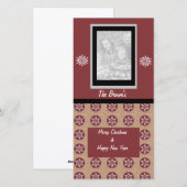 kerstfoto-Wenskaart Feestdagenkaart (Voorkant / Achterkant)