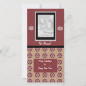 kerstfoto-Wenskaart Feestdagenkaart (Voorkant)