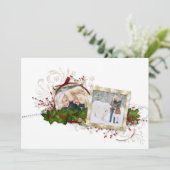 kerstfoto-Wenskaart Kaart (Staand voorkant)