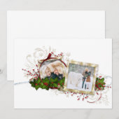 kerstfoto-Wenskaart Kaart (Voorkant / Achterkant)