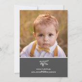 kerstfoto-Wenskaart - Merry & Bright Feestdagenkaart (Achterkant)