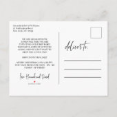 Kerstfoto Zwangerschap Aankondigingskaart (Achterkant)