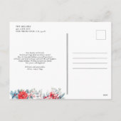 Kerstfotoansichtkaarten met winterbessen feestdagenkaart (Achterkant)