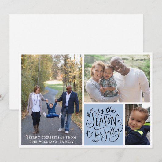 Kerstfotocollage (Voorkant / Achterkant)