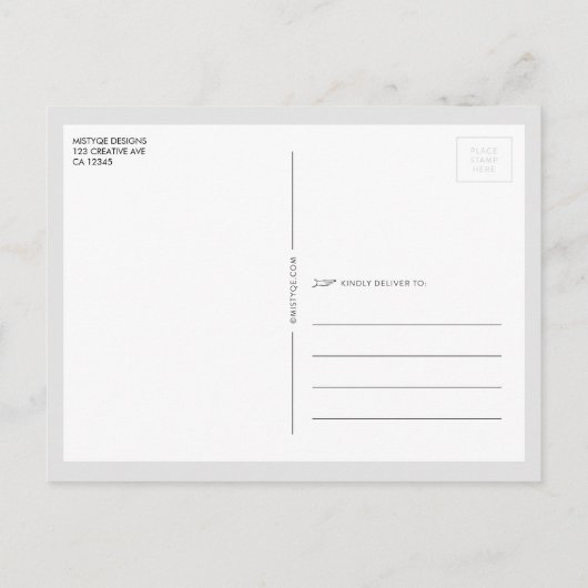 Kerstfotofeestdag voor wonderen en wonderen feestdagenkaart (Achterkant)