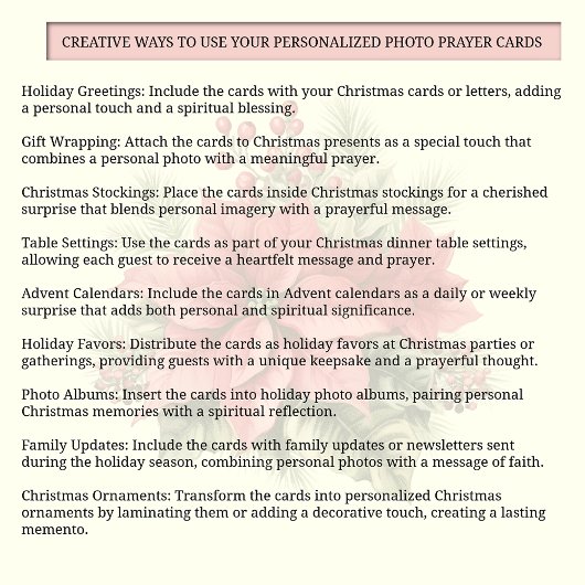 Kerstfotogebed Kaarten Jesus Mary Joseph Visitekaartje