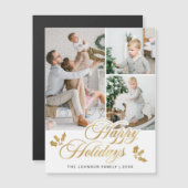 Kerstfotograaf 3 Sportkaart voor feestdagen (Voorkant / Achterkant)