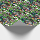 Kerstfotograaf 9 Foto's HAMbyWG Cadeaupapier (Hoek)