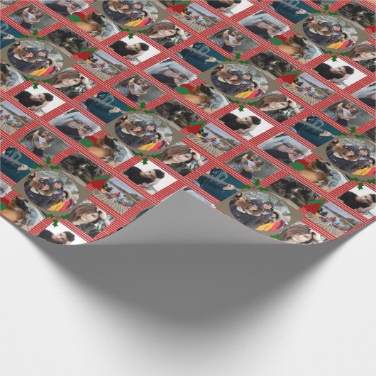 Kerstfotograaf 9 Foto's HAMbyWG Cadeaupapier (Hoek)