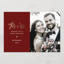 Kerstfotokaart *Dit is ons* Kaart