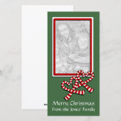 Kerstfotokaart Feestdagenkaart (Voorkant / Achterkant)