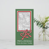 Kerstfotokaart Feestdagenkaart (Staand voorkant)