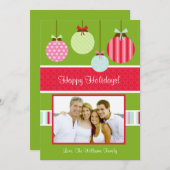 Kerstfotokaart Feestdagenkaart (Voorkant / Achterkant)