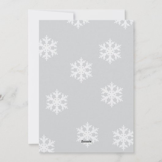 Kerstfotokaart Feestdagenkaart (Achterkant)