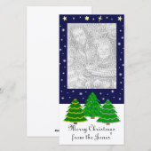 Kerstfotokaart Feestdagenkaart (Voorkant / Achterkant)