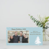 Kerstfotokaart Feestdagenkaart (Staand voorkant)