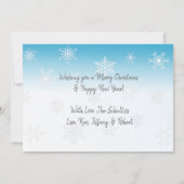 Kerstfotokaart Joyeux Noël (Achterkant)