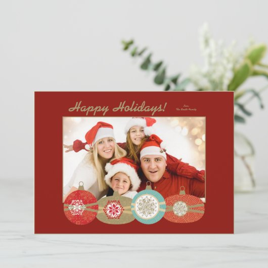  kerstfotokaart kaart (Staand voorkant)