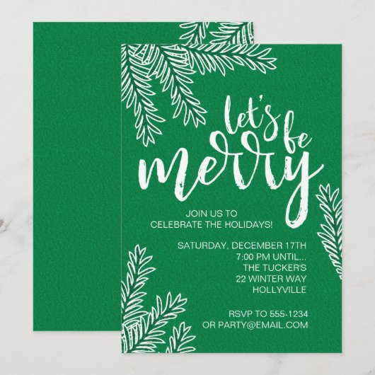 Kerstfotokaart Kaart (Voorkant / Achterkant)