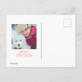 KERSTFOTOKAART | Kerststad Scene Feestdagenkaart (Achterkant)