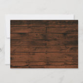 Kerstfotokaart met bijtend hout en tekenlust (Achterkant)