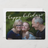 Kerstfotokaart met familiefoto kaart (Voorkant)