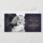  kerstfotokaart met scrollbord feestdagenkaart (Voorkant)