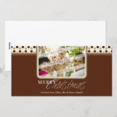 KERSTFOTOKAART:: minispot sneeuwvlok 2B Feestdagenkaart (Voorkant / Achterkant)