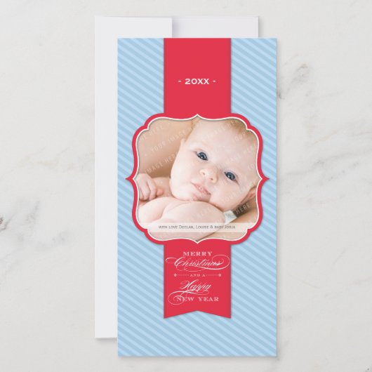 KERSTFOTOKAART:: revers 5P Feestdagenkaart (Voorkant)