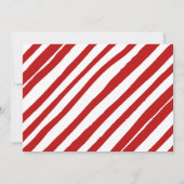 Kerstfotokaart -  rood vrachtwagen feestdagenkaart (Achterkant)