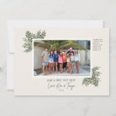 Kerstfotokaart Save The Date (Achterkant)