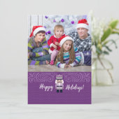 kerstfotokaart van Nutcracker Feestdagenkaart (Staand voorkant)