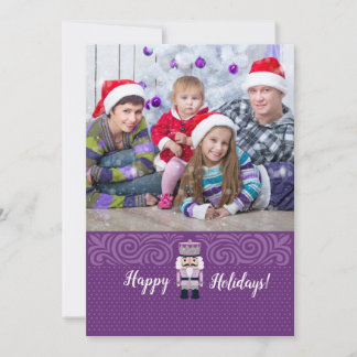 kerstfotokaart van Nutcracker Feestdagenkaart