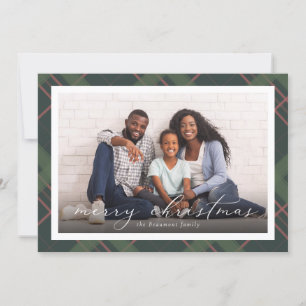 Kerstfotokaart voor feestdagen