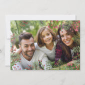 kerstfotokaart voor feestdagen feestdagenkaart (Voorkant)