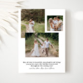 Kerstfotokaart voor getrouwde en heldere Pas getro Feestdagenkaart